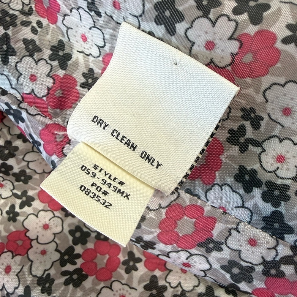 Joujou Women's Pea Coat Double Breasted, White Vintage,Tapered,Size Small - Picture 10 of 10